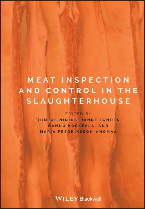 Book cover of Meat Inspection and Control in the Slaughterhouse