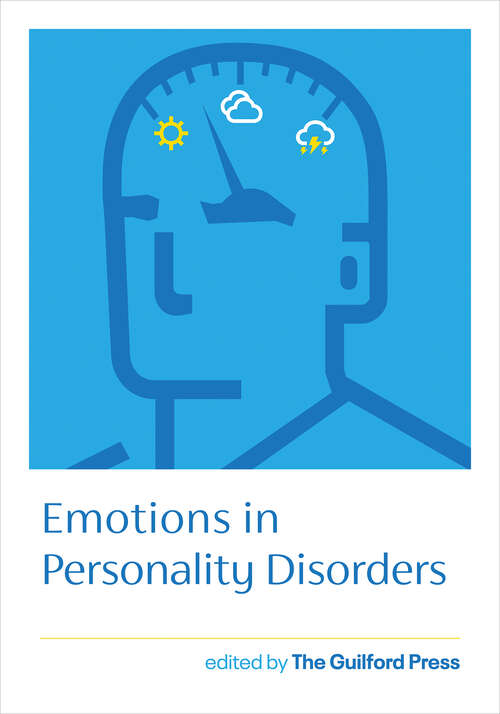 Book cover of Emotions in Personality Disorders