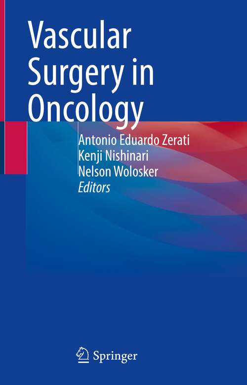 Book cover of Vascular Surgery in Oncology (1st ed. 2022)