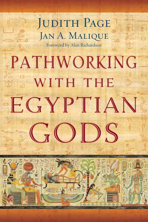 Book cover of Pathworking with the Egyptian Gods