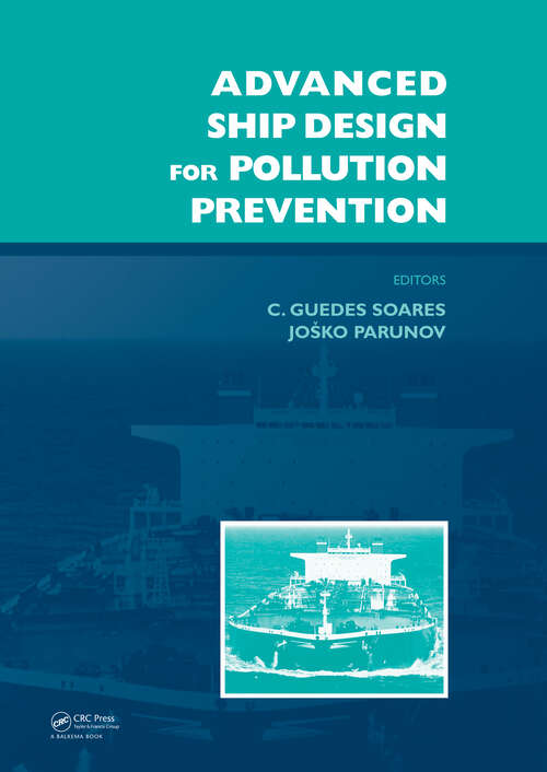 Book cover of Advanced Ship Design for Pollution Prevention (1)