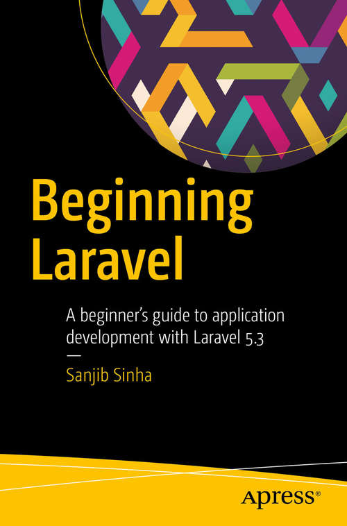 Book cover of Beginning Laravel: A beginner's guide to application development with Laravel 5.3