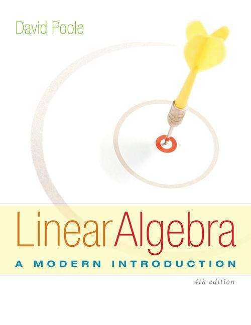 Book cover of Linear Algebra: A Modern Introduction (Fourth Edition)