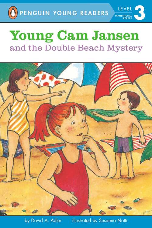 Book cover of Young Cam Jansen and the Double Beach Mystery (Young Cam Jansen #8)