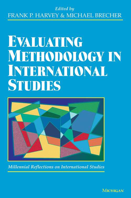 Book cover of Millennial Reflections on International Studies: Evaluating Methodology in International Studies
