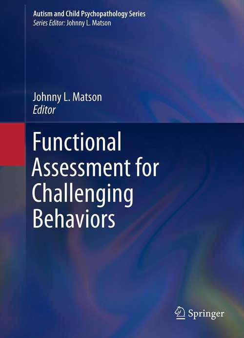 Book cover of Functional Assessment for Challenging Behaviors