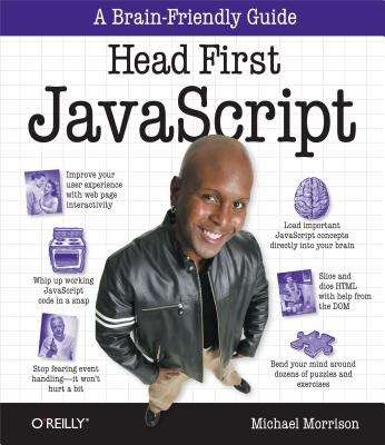 Book cover of Head First JavaScript