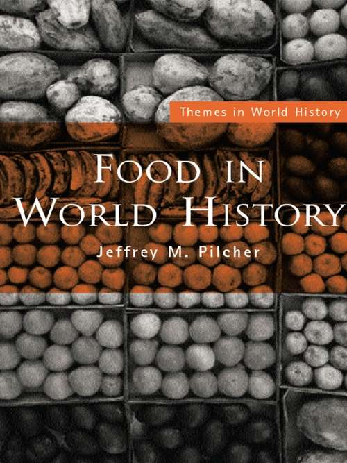 Book cover of Food in World History