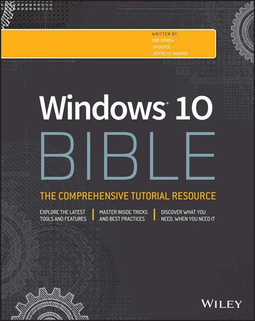 Windows 10 Bible (Bible)
