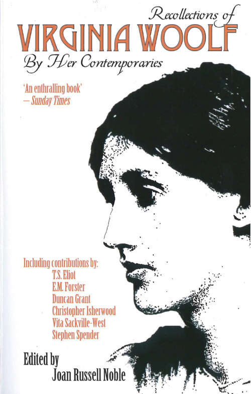 Book cover of Recollections of Virginia Woolf by Her Contemporaries