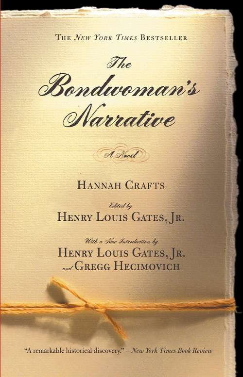 Book cover of The Bondwoman's Narrative