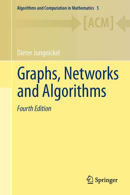 Book cover of Graphs, Networks and Algorithms