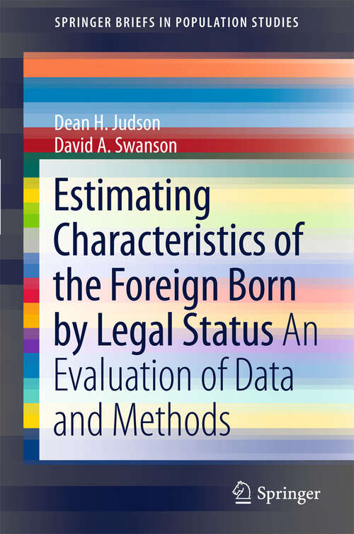 Book cover of Estimating Characteristics of the Foreign-Born by Legal Status