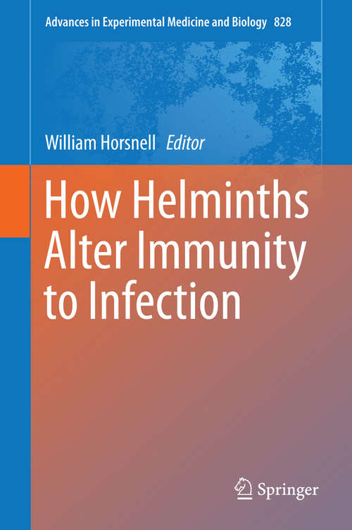 Book cover of How Helminths Alter Immunity to Infection
