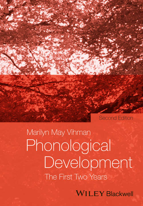 Book cover of Phonological Development