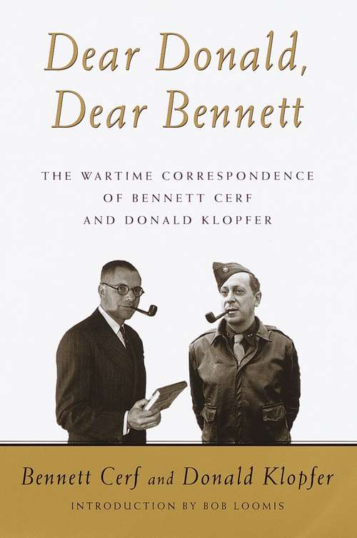 Book cover of Dear Donald, Dear Bennett