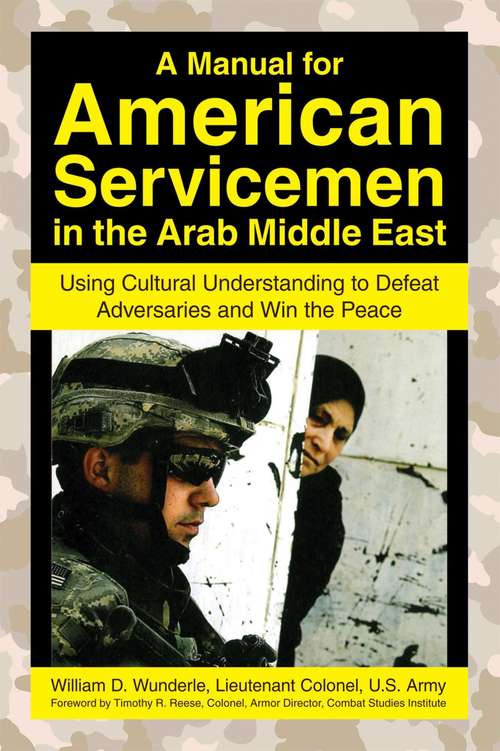 Book cover of A Manual for American Servicemen in the Arab Middle East
