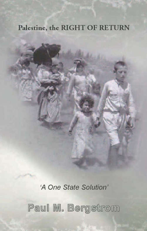 Book cover of Palestine: A One State Solution
