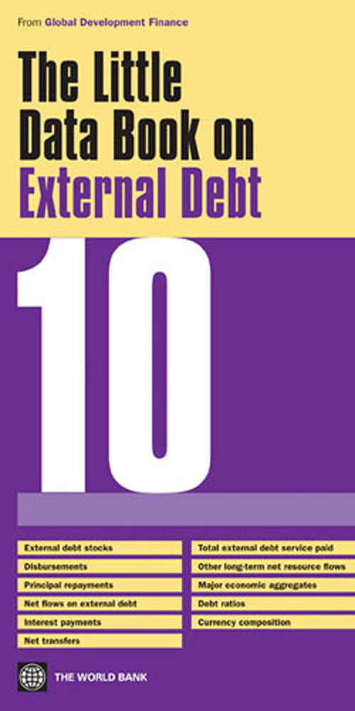 Book cover of The Little Data Book on External Debt 2010