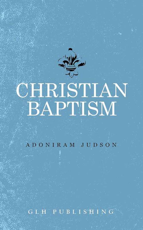 Book cover of Christian Baptism