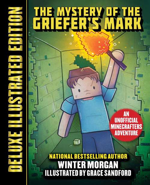 Book cover of The Mystery of the Griefer's Mark: An Unofficial Minecrafters Adventure (Illustrated) (An Unofficial Gamer's Adventure)