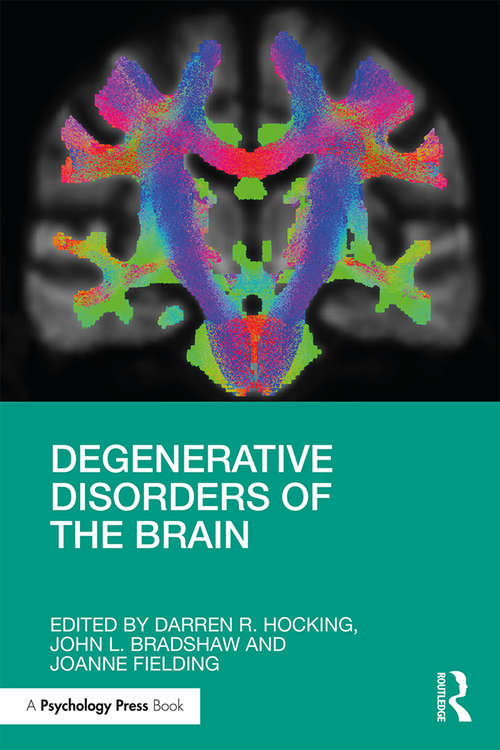 Book cover of Degenerative Disorders of the Brain