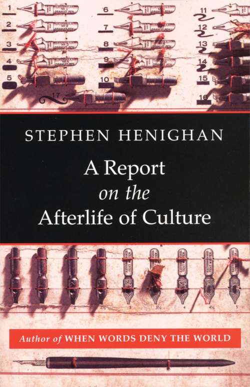 Book cover of A Report on the Afterlife of Culture