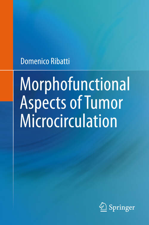 Book cover of Morphofunctional Aspects of Tumor Microcirculation