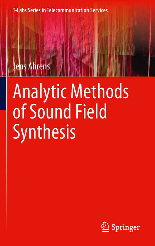 Book cover of Analytic Methods of Sound Field Synthesis