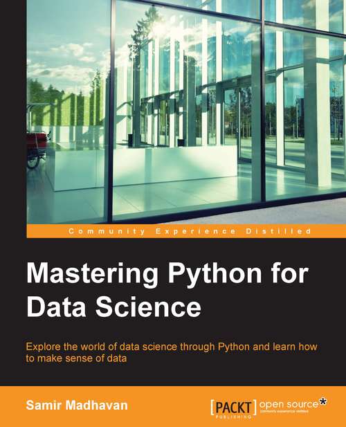 Book cover of Mastering Python for Data Science