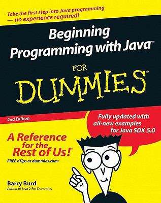 Book cover of Beginning Programming with Java For Dummies, 2nd Edition