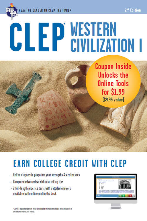 Book cover of CLEP® Western Civilization I Book + Online (CLEP Test Preparation)