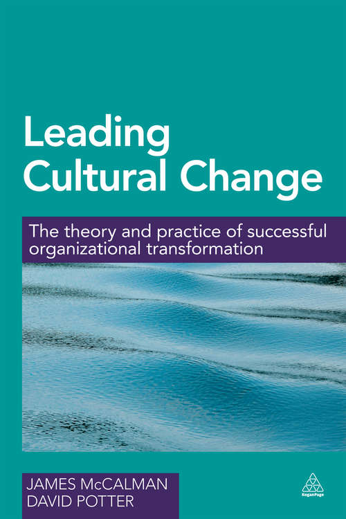 Book cover of Leading Cultural Change