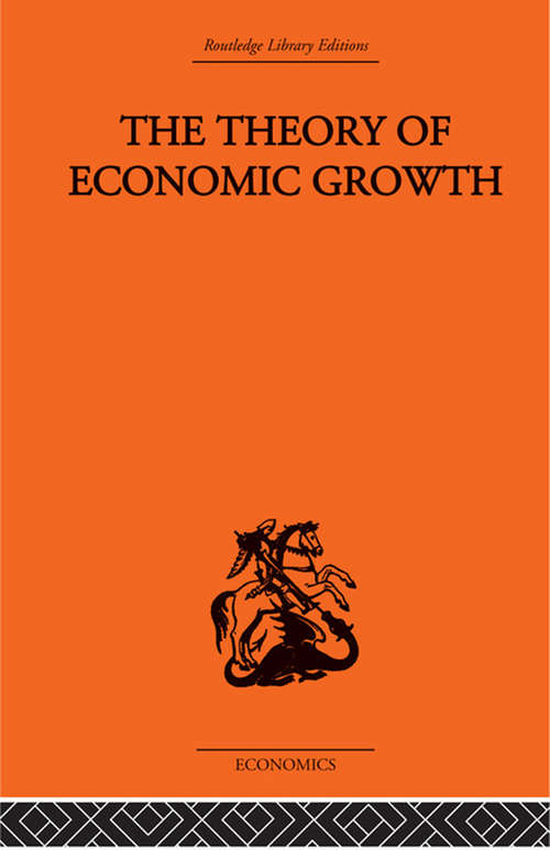 Book cover of Theory of Economic Growth