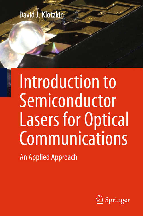 Book cover of Introduction to Semiconductor Lasers for Optical Communications
