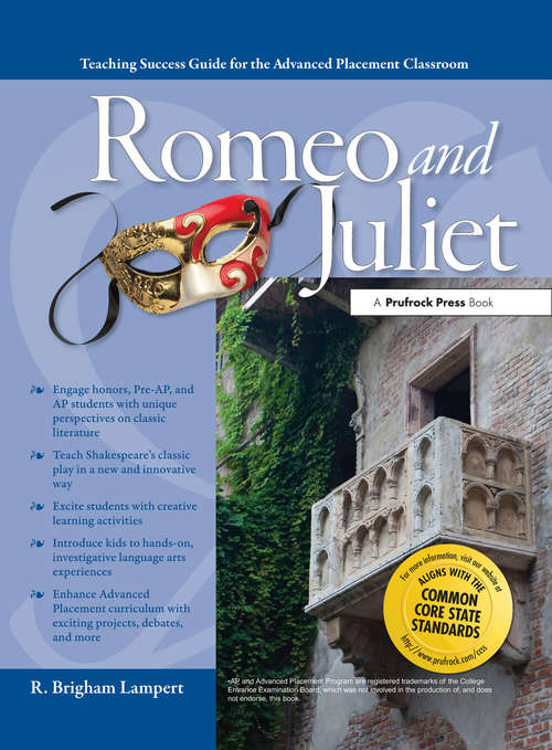Book cover of Advanced Placement Classroom: Romeo and Juliet