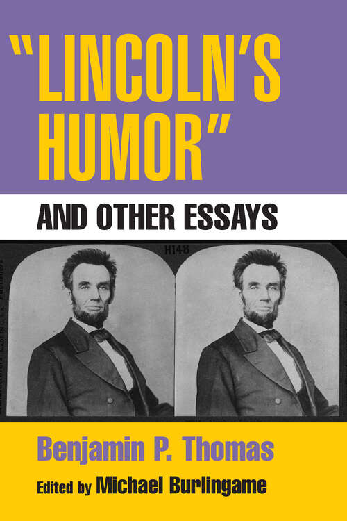 Book cover of "Lincoln's Humor" and Other Essays