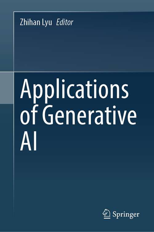 Book cover of Applications of Generative AI (2024)