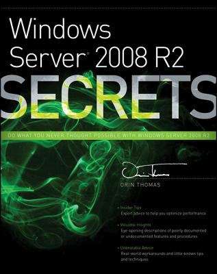 Book cover of Windows Server 2008 R2 Secrets