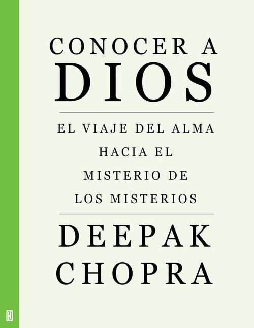 Book cover of Conocer a Dios