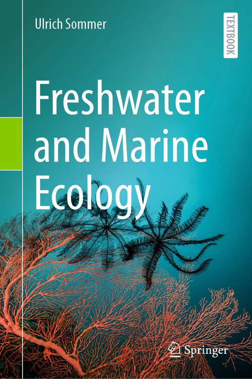 Book cover of Freshwater and Marine Ecology (2023)