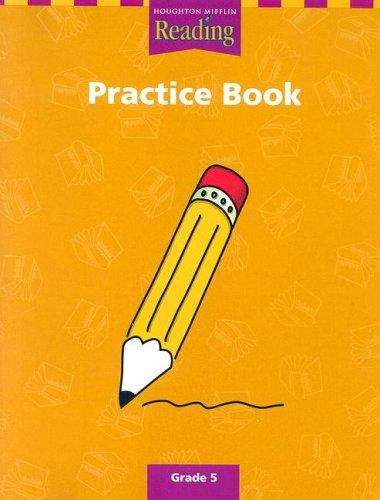 Book cover of Houghton Mifflin Reading Practice Book (Grade #5)