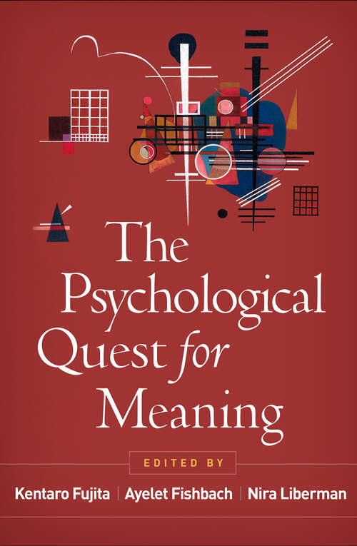 Book cover of The Psychological Quest for Meaning