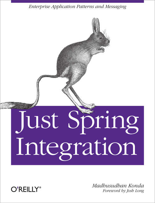 Book cover of Just Spring Integration