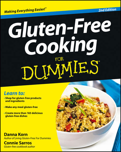 Book cover of Gluten-Free Cooking For Dummies