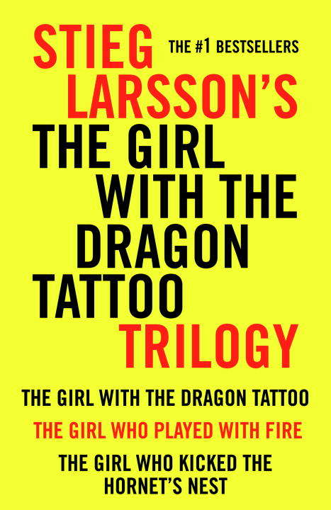 Book cover of Girl with the Dragon Tattoo Trilogy Bundle: The Girl with the Dragon Tattoo, The Girl Who Played with Fire, The Girl Who Kicked the Hornet's Nest (Millennium Series)