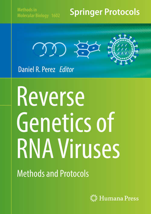 Book cover of Reverse Genetics of RNA Viruses