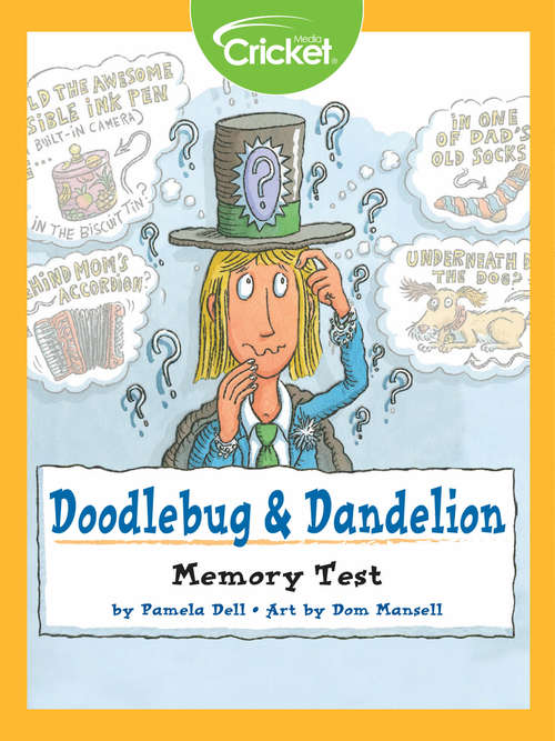 Book cover of Doodlebug & Dandelion: Memory Test