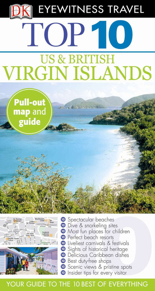 Book cover of Top 10 US and British Virgin Islands (Pocket Travel Guide)