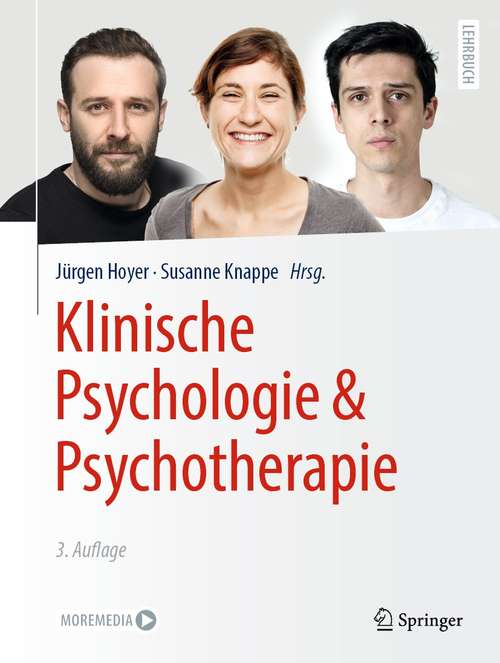 Book cover of Klinische Psychologie & Psychotherapie (3., vollst. überarb. Aufl. 2020)